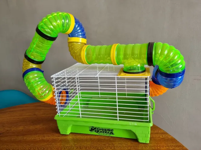 3 Gaiolas Hamster + brinquedos