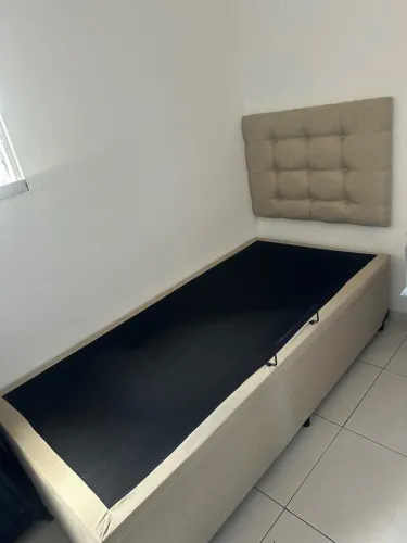 Cama Baú- Solteiro- Cabeceira de brinde