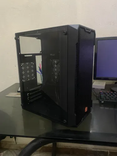 Gabinete Gamer TGT Jester, Lateral de Vidro, Com 2 Ventoinhas, Preto, TGT-JSR-BKGF01