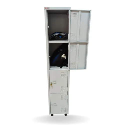 Armário roupeiro 4 portas 190x33x42 cm P/ Cadeado
