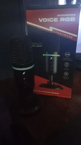 Microfone RGB superframe voice