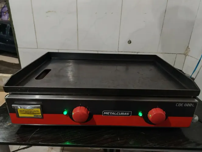 Chapa elétrica metalcubas 