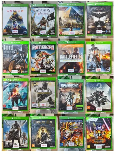 Lote 16 Jogos - Xbox One - Envio pela Olx