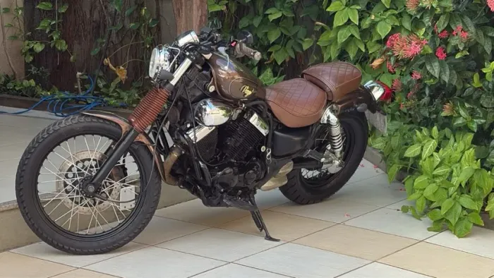 Moto Custom Virago 1995 estilo Bobber