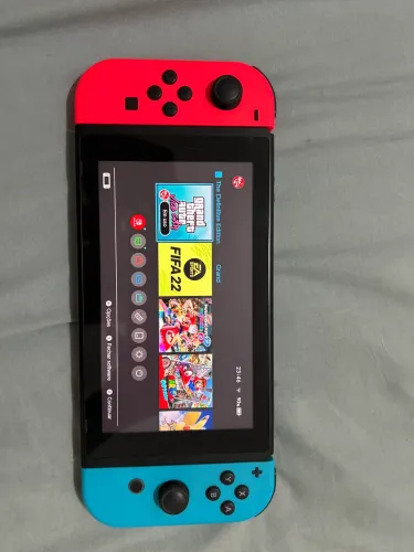 Nintendo switch + jogos e acessórios