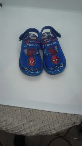 sandália grendene kids homem-aranha azul 23/24