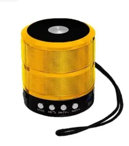 Caixa de som Bluetooth kapbom Dourada