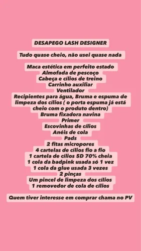 Desapego Lash Designer 