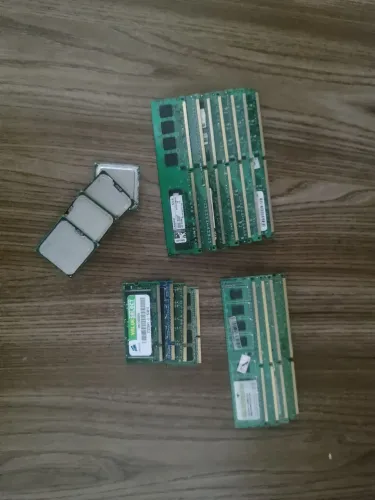 Memórias RAM DDR2 e DDR3 - Processadores Intel Core 2 duo Pentium e Celeron