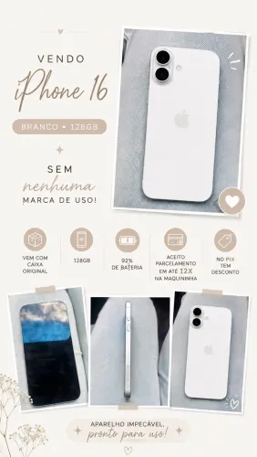 iphone 16 128gb branco