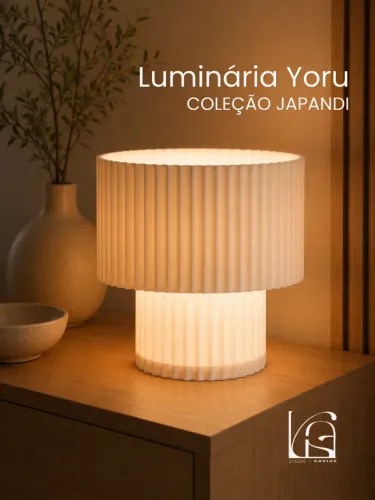 Luminária Abajur De Mesa Minimalista E27 Decorativa