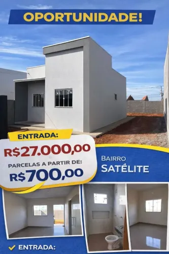 CASA A VENDA NO BAIRRO CIDADE SATÉLITE