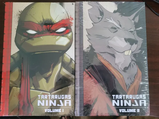 Tartarugas Ninja IDW - volumes 1 e 2 LACRADOS - Pipoca e Nanquim 
