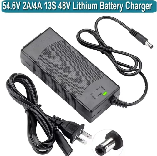 Carregador 54.6v 2a - para bateria 48v ( Bateria de Lítio)
