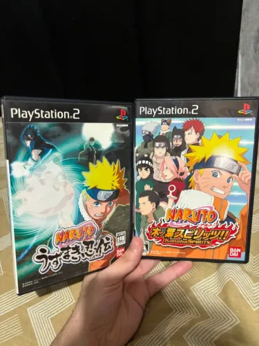Coleção Naruto PS2 Uzumaki Chronicles 1 e 2 (versão japonesa) Originais