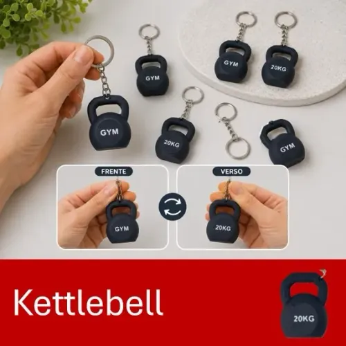 Chaveiro Kettlebell - Para Amantes de Treino