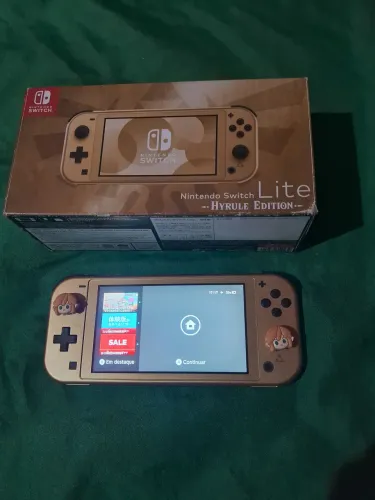 Nintendo Switch Lite edição especial Hyrule Edition