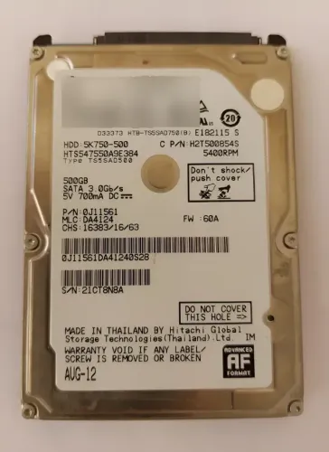 hd hitachi 500 gb para notebook, playstation e xbox one