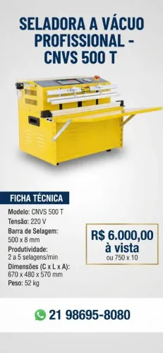 SELADORA A VACUO