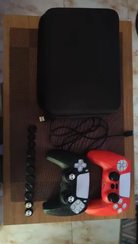 2 DualSense+Base Oficial para carregar+Case Premium+cabo original+protetores de analogico
