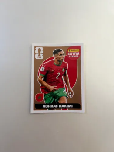 Figurinha extra - Achraf Hakimi de bronze