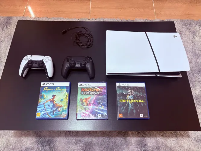 PlayStation®5 Slim Disk + 2 Jogos