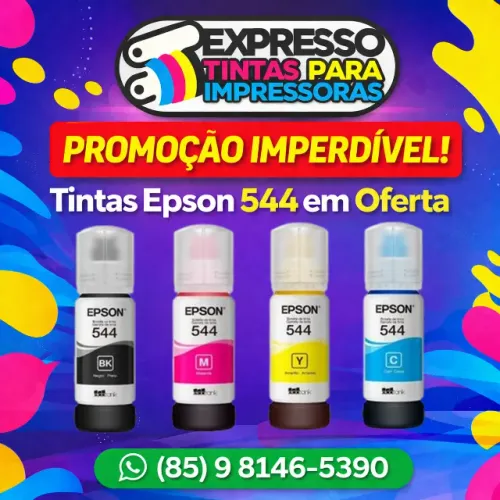 Tinta Epson 544 Pronta Entrega. Fale Conosco. Fazemos Entregas e Aceitamos Cartões.