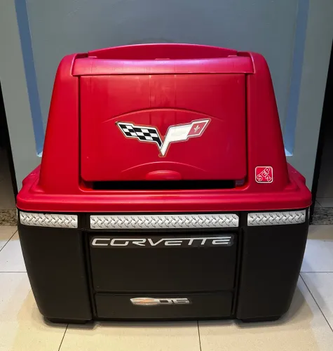Baú Organizador Infantil Step2 Corvette Z06 Original Chevrolet Importado