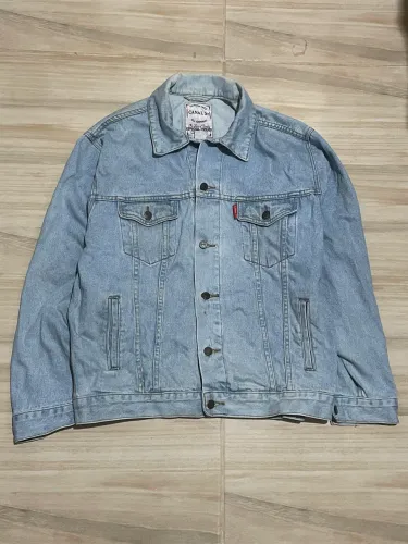 Jaqueta jeans vintage Canal 27,tamanho:G