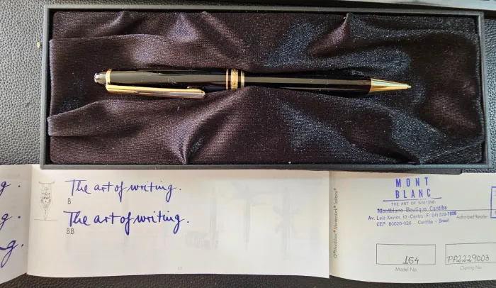 Caneta Montblanc esferografica original modelo 164