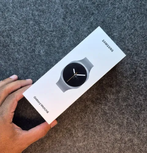 Samsung Galaxy Watch8 40 mm LTE Prata 32 GB com caixa