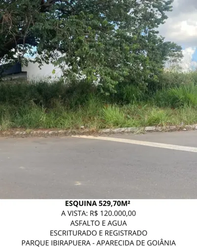 Leia a descrição: Esquina 529,70m² (Asfalto e Agua) Parque Ibirapuera