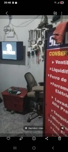 Vendo oficina de conserto e reparo de eletro doméstico completa 0,01