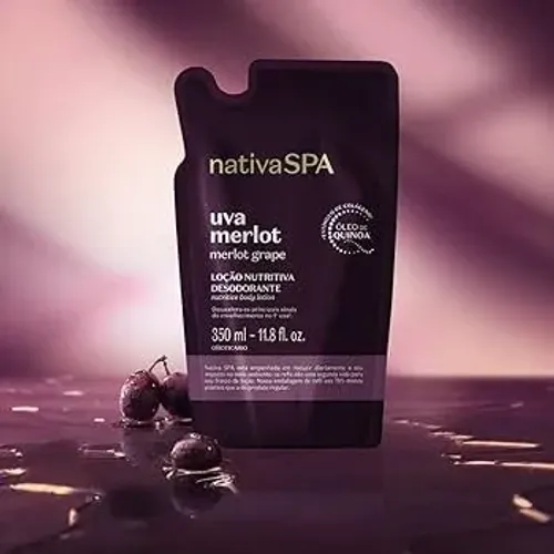 Refil Hidratante Nativa Spa Uva Merlot 350ml - Boticário