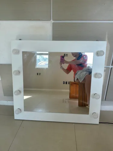 Vendo espelho camarim 1metro com lâmpadas de led