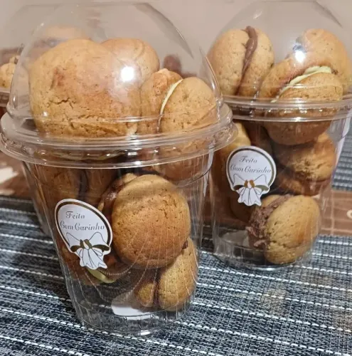 Cookies Caseiras Recheadas no Copo * Promoção pra Revenda *