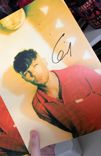 Poster Autografado - Louis Tomlinson