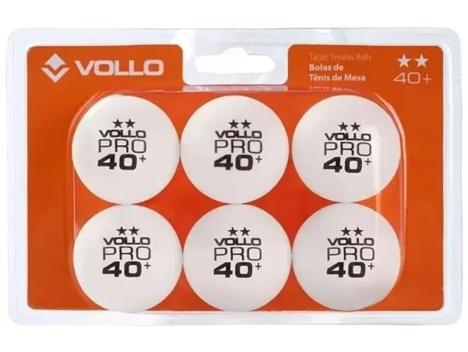 bola de tenis de mesa 2 estrelas vollo branca kit com 30 unidades novo