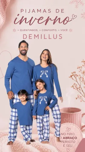 Pijama DeMillus feminino 