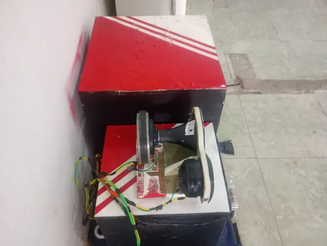 Caixa trio de 18 com módulos 