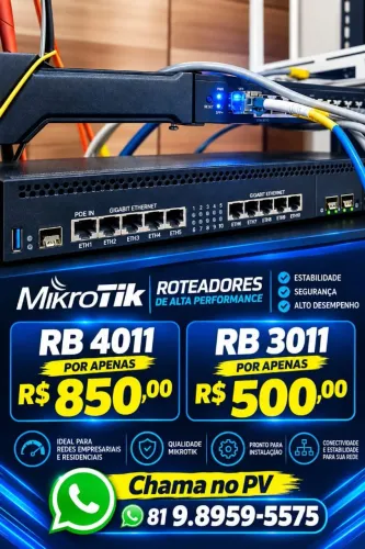 RB 4011 e 3011 Mikrotik 