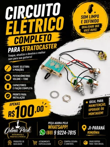 Circuito Elétrico Guitarra Stratocaster