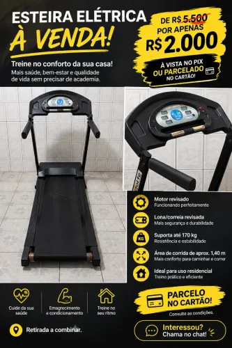 Esteira semi profissional grande