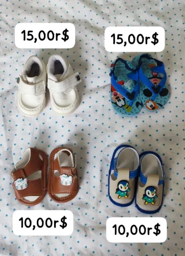 Lote de produtos para bebê