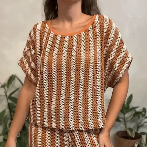 Blusa de listras