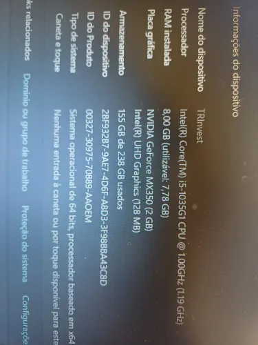 Notebook Acer Aspire 5 com NVIDIA e SSD
