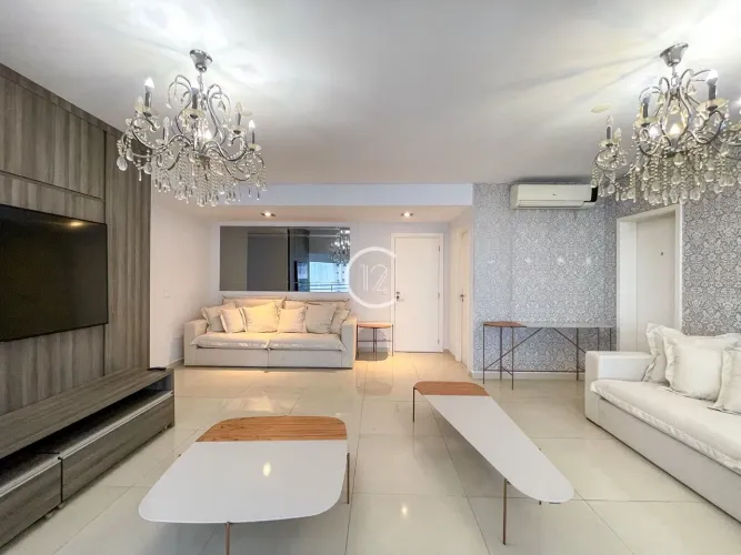Apartamento mobiliado com 3 suítes à venda, 151 m² por R$ 1.699.000 - Jardim Aquarius - Sã