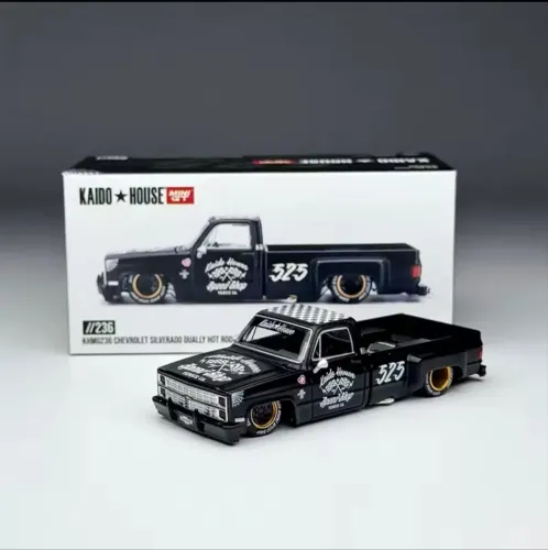 Silverado Kaido House Mini GT 1:64 Dually Hot Rod V1 (Lacrado).