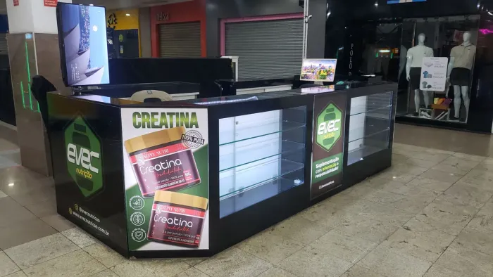 Quiosque Premium para Shoppings e Galerias - 8 metros quadrados