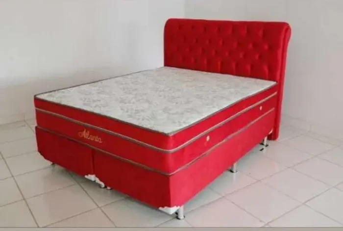Cama colchão e cabeceira DIRETO DA FÁBRICA CONJUNTO